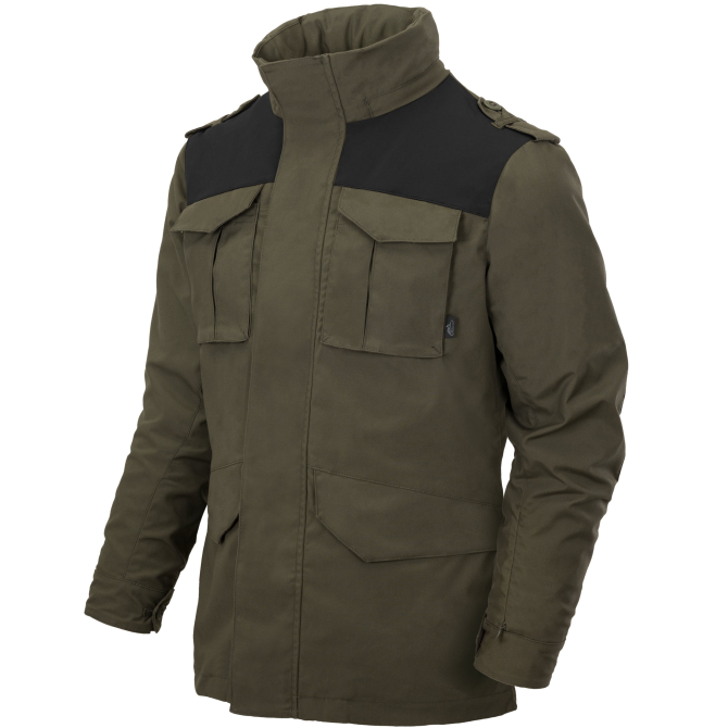 Kurtka Helikon Covert M65 Jacket - Taiga Green / Czarna