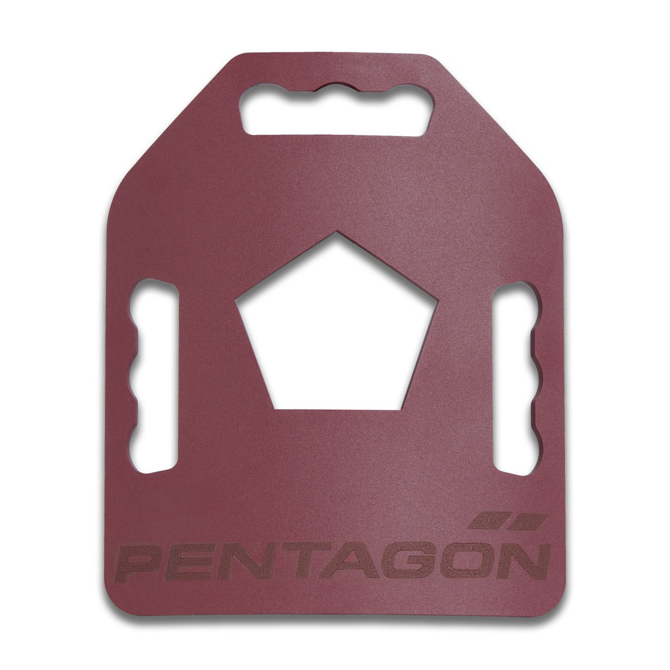 Wkłady obciążeniowe Pentagon Metallon Tac-Fitness Plate 2x2,6 kg - Lava Red (K25059)