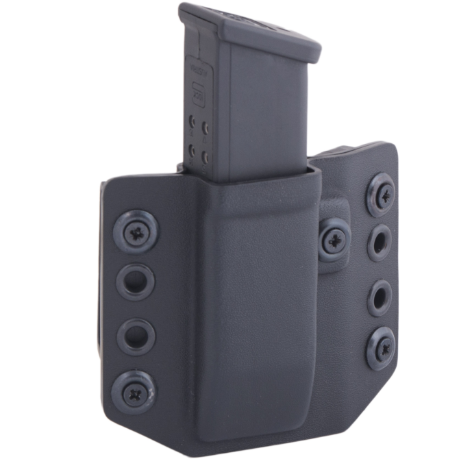 Ładownica Doubletap OWB 9 mm Mag Pistol Solid Holster - Glock / HK USP - Czarna