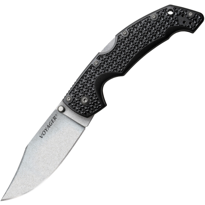 Nóż Składany Cold Steel Voyager Large Clip Point Plain Edge (29AC)