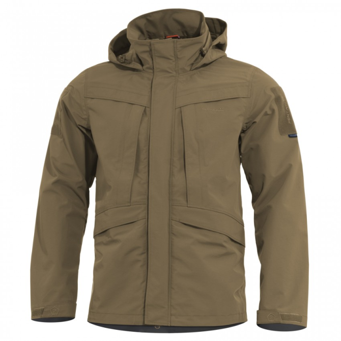 Kurtka Pentagon Hurricane Rain Shell Parka - Coyote