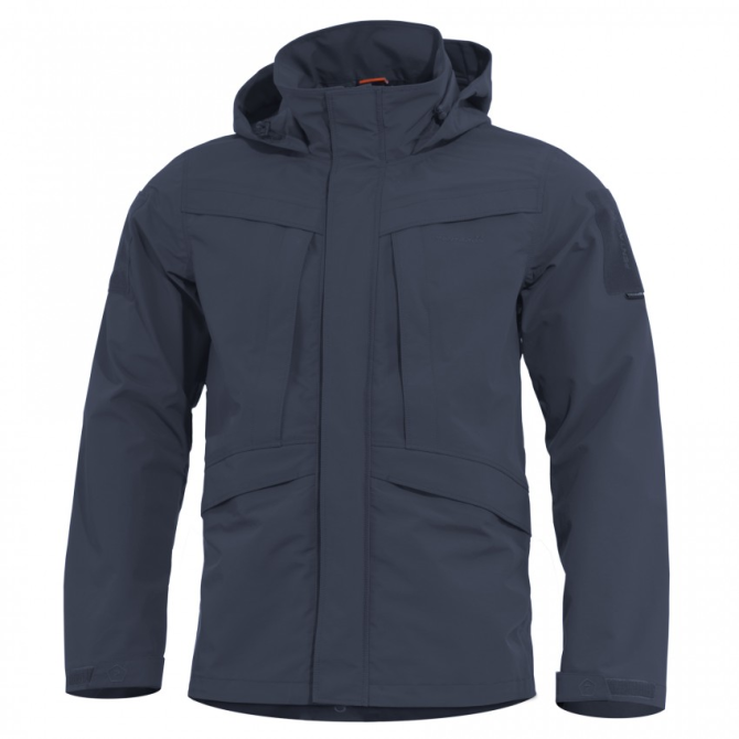 Kurtka Pentagon Hurricane Rain Shell Parka - Midnight Blue