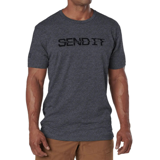 Koszulka 5.11 Send It T-shirt - Charcoal Heather (41280ZI-035)