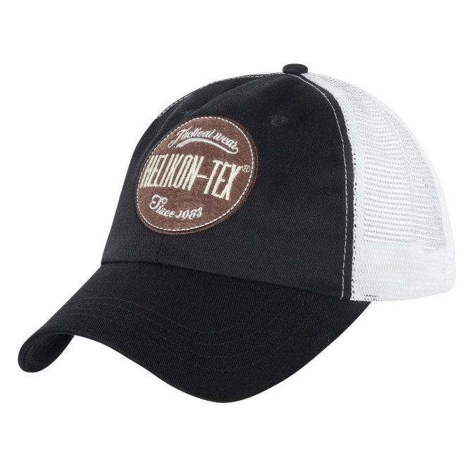 Czapka Bejsbolówka Helikon Trucker Cap - Czarna/Biały