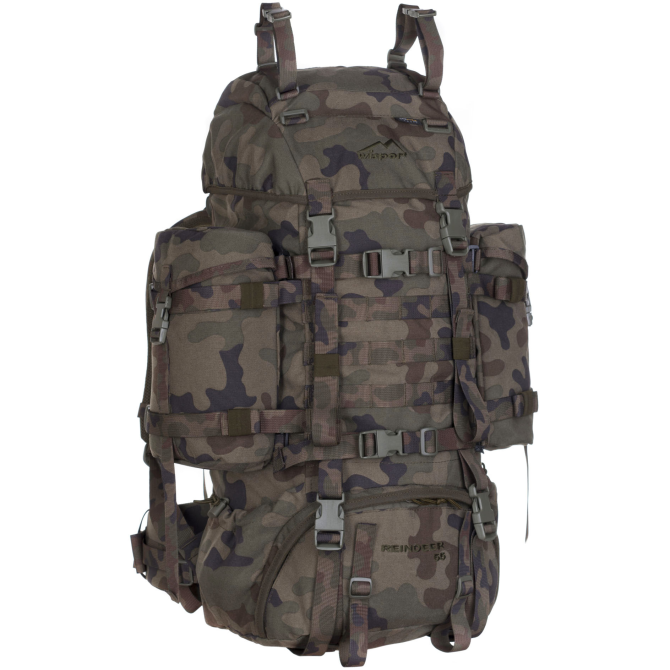 Plecak Wisport Reindeer 55l Full Camo - PL Woodland / wz.93