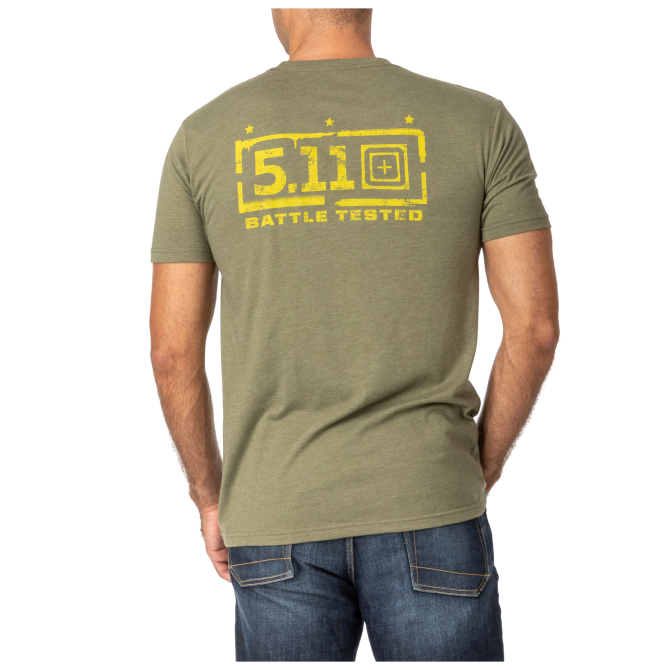 Koszulka 5.11 Battle Tested T-shirt - Military Green Heather (41243ZP-223)