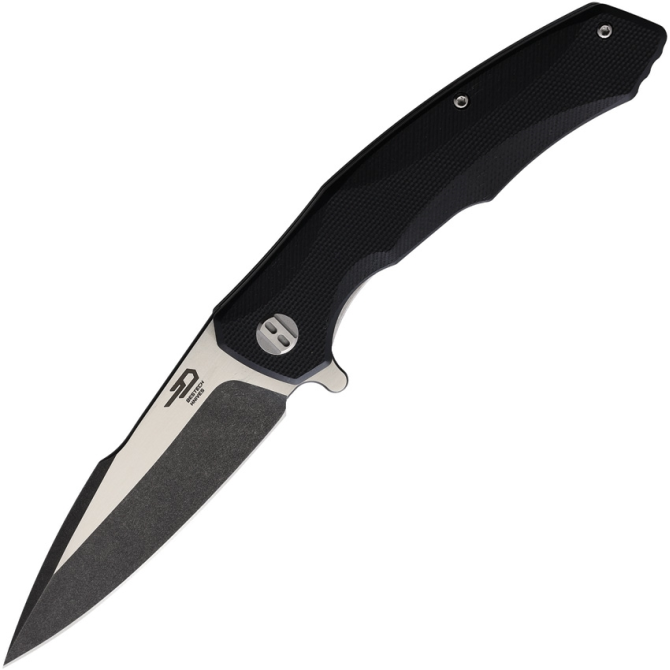 Nóż Składany Bestech Warwolf G10 Two Tone - Czarny (BG04A-2)