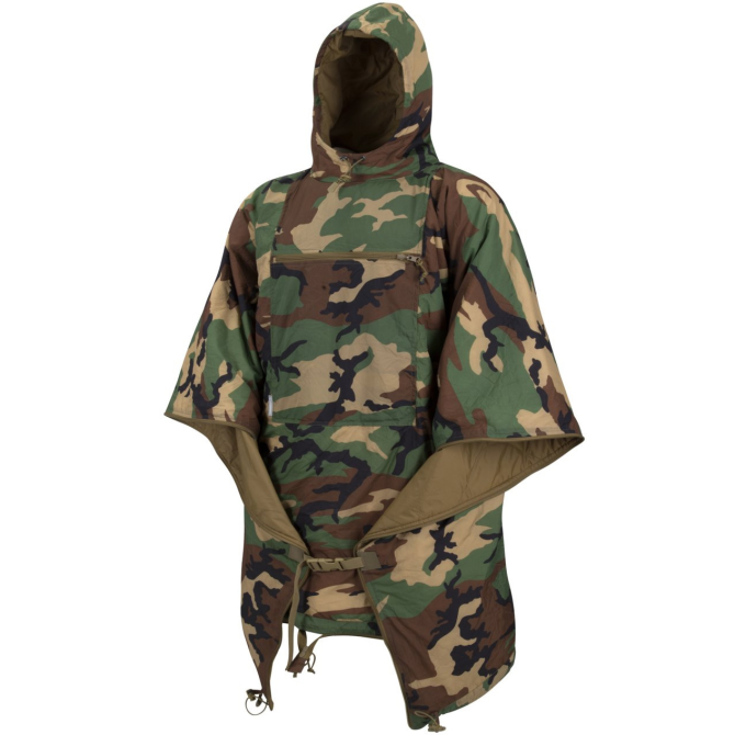 Poncho Helikon Swagman Roll Climashield Apex - US Woodland