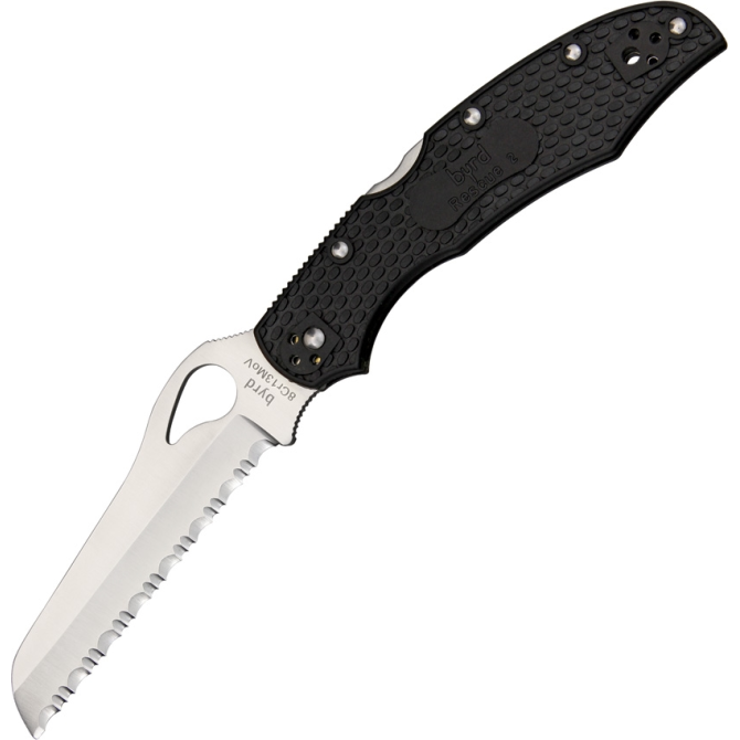 Nóż Spyderco Byrd Cara Cara 2 Rescue FRN - Czarny (BY17SBK2)