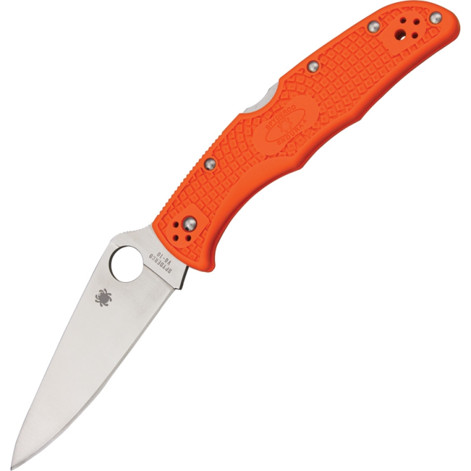 Nóż Spyderco Endura 4 FRN Full Flat - Orange (C10FPOR)