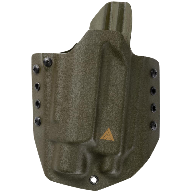 Kabura Direct Action OWB Light Holster - Glock 17 - Olive Drab