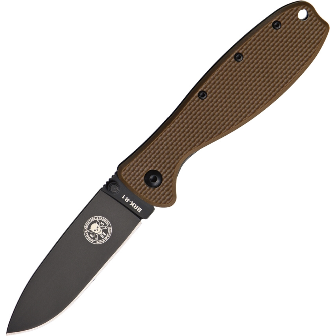 Nóż Składany ESEE Zancudo D2 - Coyote Brown / Black  (BRKR2CBB)