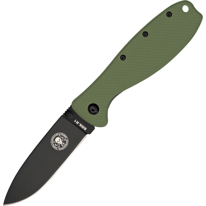 Nóż Składany ESEE Zancudo D2 - Olive Drab / Black (BRKR2ODB)