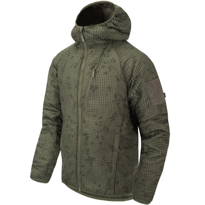 Kurtka Helikon Wolfhound Hoodie - Climashield Apex - Desert Night Camo