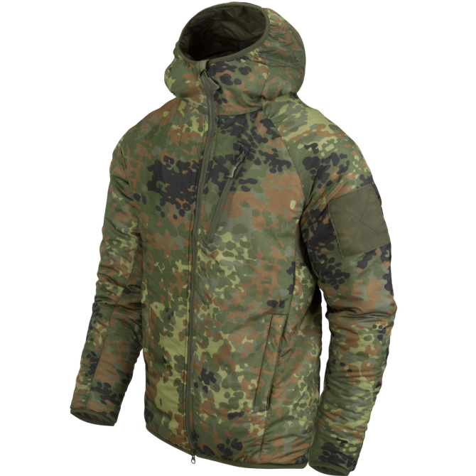 Kurtka Helikon Wolfhound Hoodie - Climashield Apex - Flecktarn