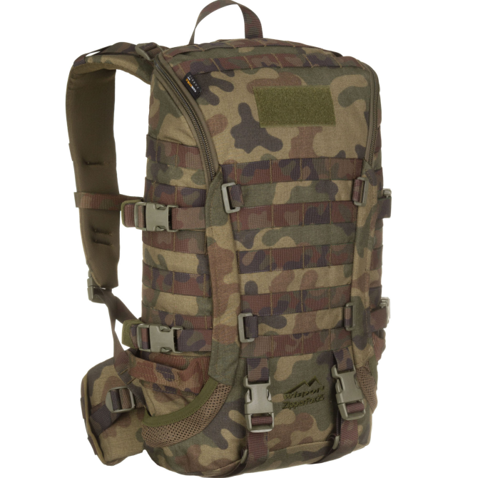 Plecak Wisport ZipperFox 25 Full Camo - PL Woodland / wz.93