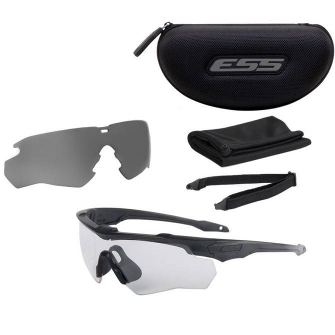 Okulary balistyczne ESS Crossblade 2LS - Clear & Smoke Gray - EE9032-02