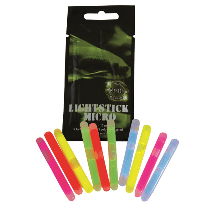 Światła Chemiczne Mil-Tec Lightstick Micro 5 cm - 10 szt - Assorted (14931000)