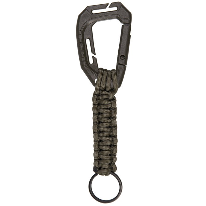 Brelok Mil-Tec Paracord Keyholder With MOLLE Carabiner - Oliwkowy (15908001)