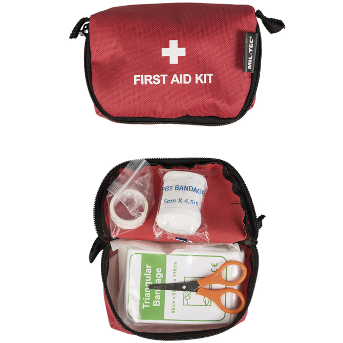 Apteczka Mil-Tec First Aid Kit Small - Czerwona (16026000)