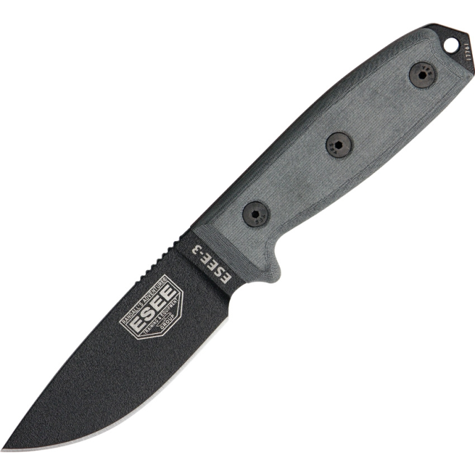 Nóż ESEE Model 3 Coyote Steath Plain Edge (ESEE-3P)