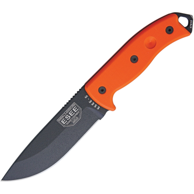 Nóż ESEE Model 5 G10 Orange Black Plain Edge (5P-B-OR)