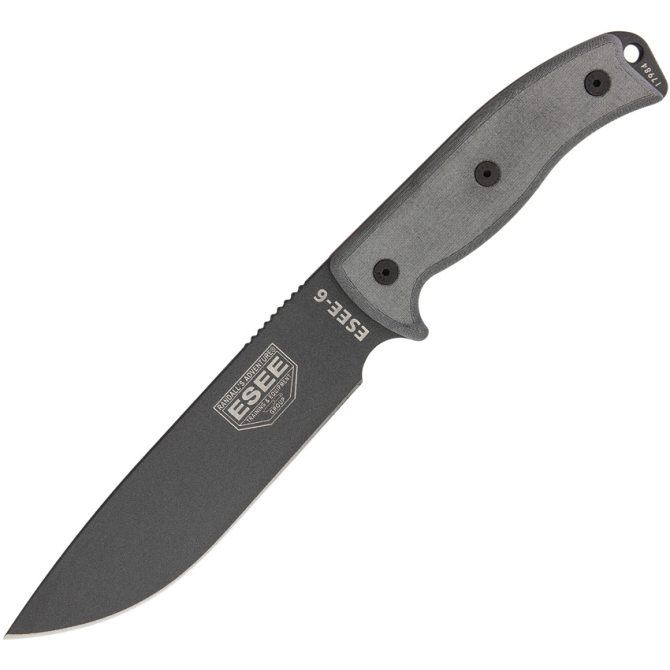 Nóż ESEE Model 6 Tactical Gunsmoke Gray Plain Edge (6P-TG)