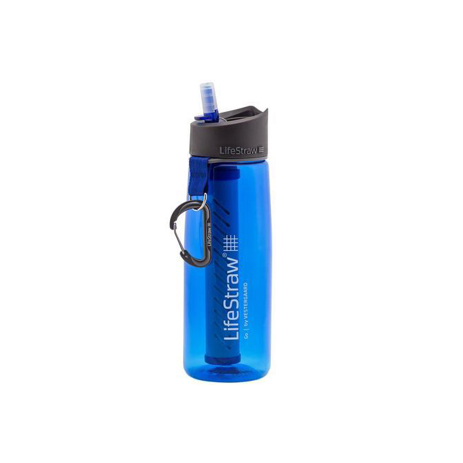 Butelka z filtrem do wody LifeStraw Go Water Filter Bottle - 650 ml - Niebieska