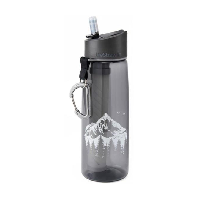 Butelka z filtrem do wody LifeStraw Go Water Filter Bottle - 650 ml - Mountain Gray