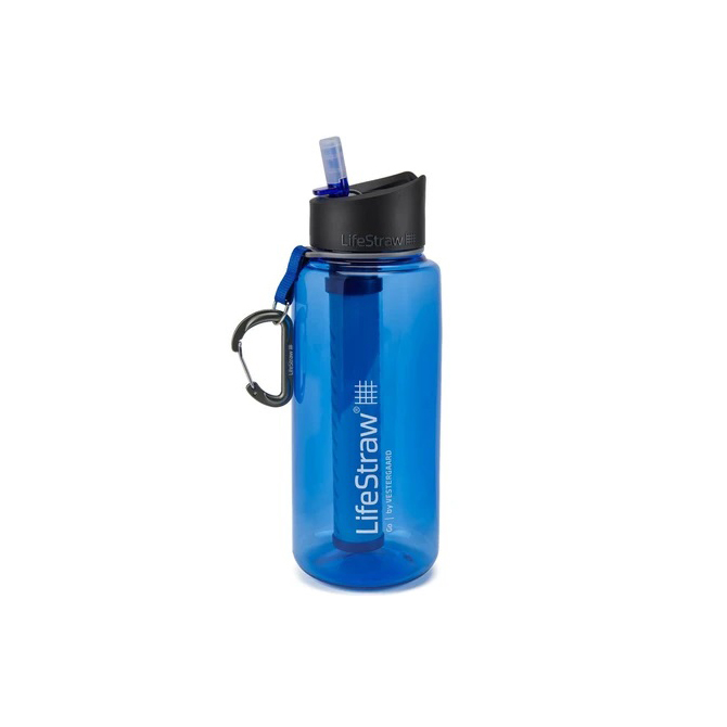 Butelka z filtrem do wody LifeStraw Go Water Filter Bottle - 1 l - Niebieska