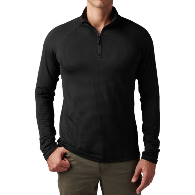 Koszulka 5.11 Stratos Midlayer Long Sleeve - Czarna (72235-019)