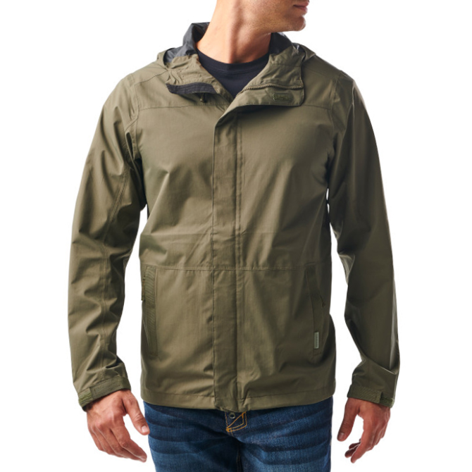 Kurtka 5.11 Exos Rain Shell Jacket - Ranger Green (48370-186)