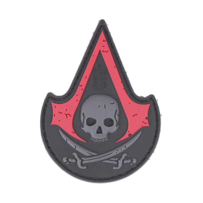 Naszywka JTG 3D Rubber Patch - Assasin Skull