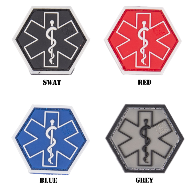 Naszywka JTG 3D Rubber Patch - Hexagon Paramedic