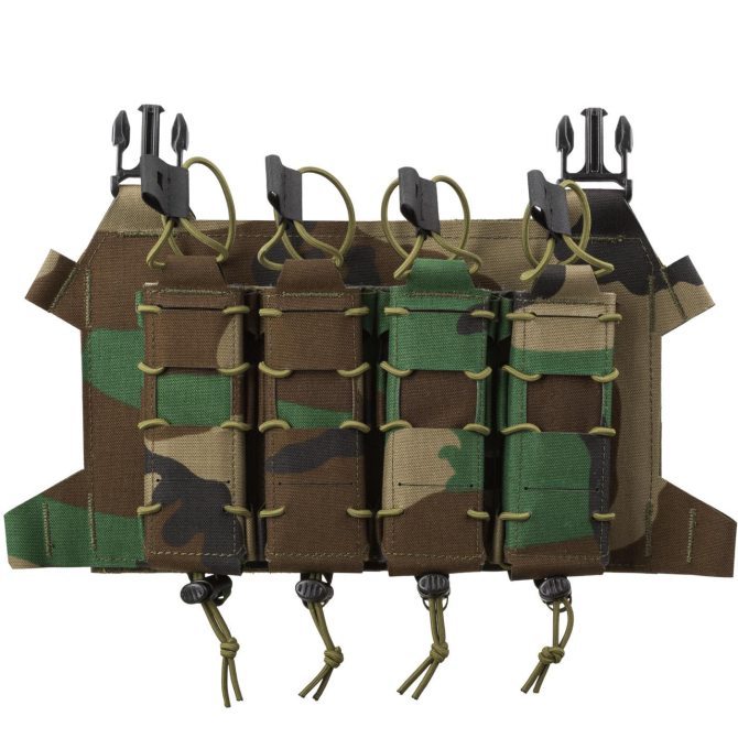 Panel Direct Action Skeletonized Quad SMG Flap - US Woodland