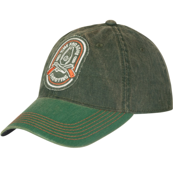 Czapka Bejsbolówka Helikon Snapback DWC Shooting Time Cap - Dirty Washed Dark Green / Kelly Green