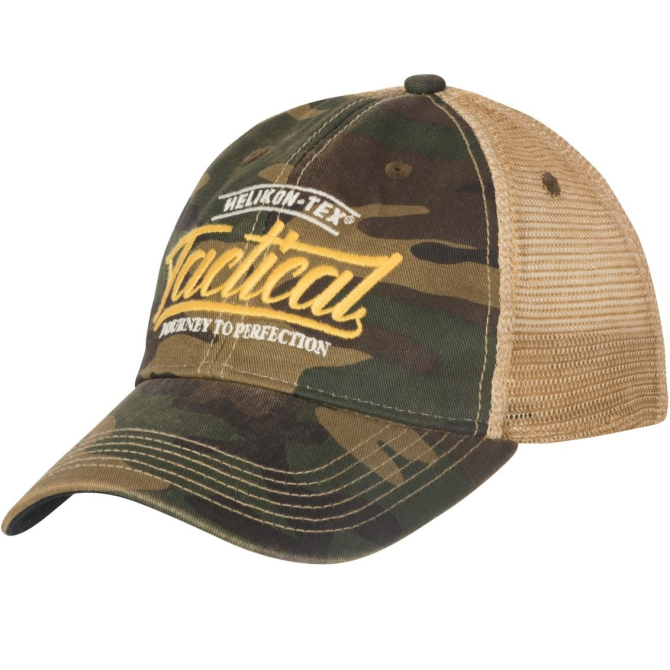 Czapka Bejsbolówka Helikon Trucker DWC Tactical Cap - US Woodland / Khaki