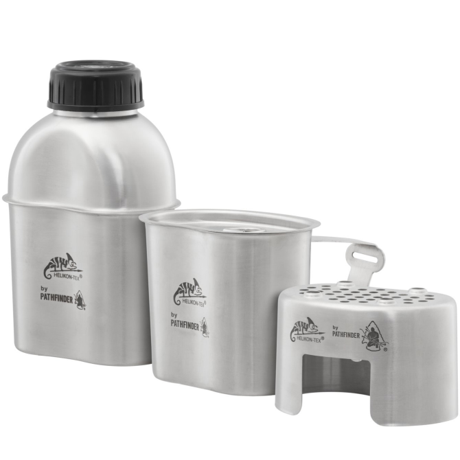 Zestaw Helikon Pathfinder Stainless Steel Canteen Cooking Set