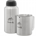 Zestaw Helikon Pathfinder Stainless Steel Water Bottle with Nesting Cup Set