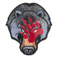 Naszywka JTG Embroidered Patch - Angry Bear