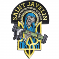 Naszywka JTG Embroidered Patch - Really Big Saint Javelin Skull
