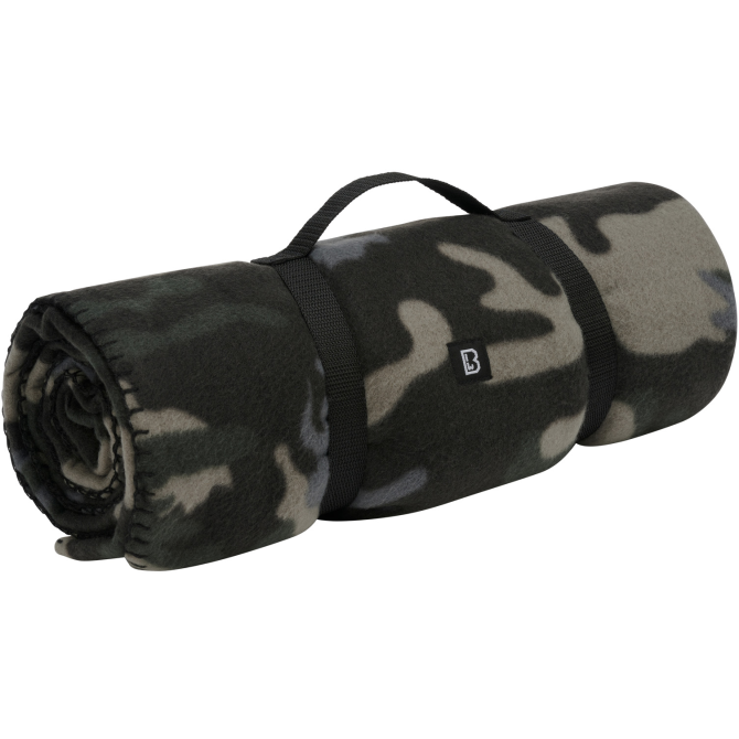 Koc Polarowy Brandit Fleece Blanket - Dark Camo (7017-4)