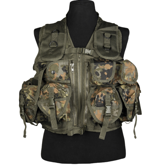 Kamizelka Taktyczna Mil-Tec 9 Pockets Tactical Vest - Flectarn (10712001)