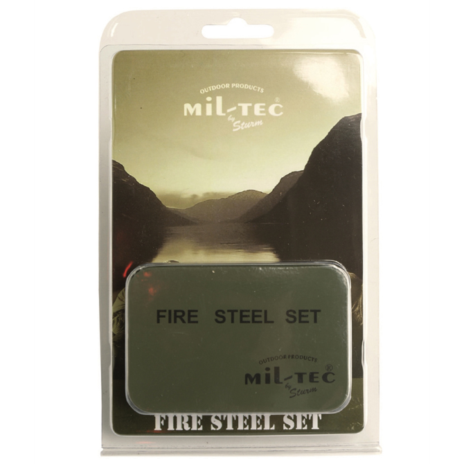 Krzesiwo Mil-Tec Firesteel Set With Box (15275000)