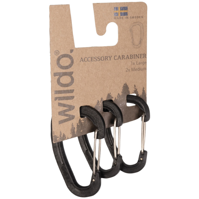 Karabińczyki Wildo Accessory Carabiner Set 3-pak - Czarny