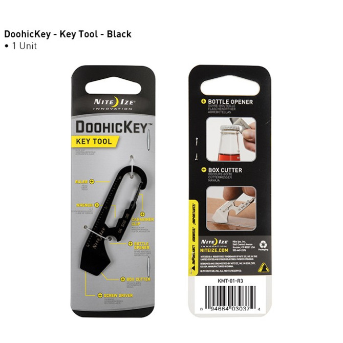 Brelok / Micro-tool Nite Ize DoohicKey - Czarny KMT-01-R3