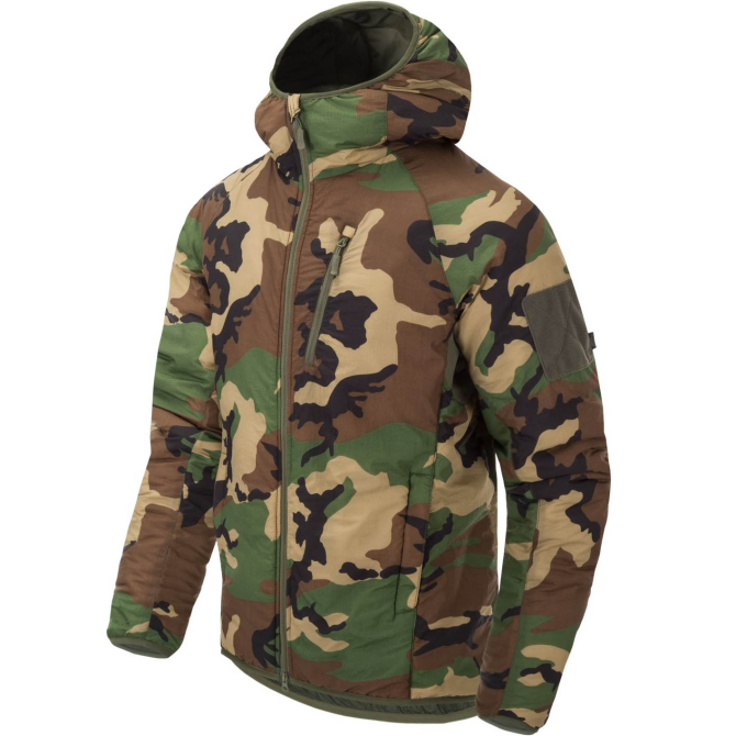 Kurtka Helikon Wolfhound Hoodie - Climashield Apex - US Woodland