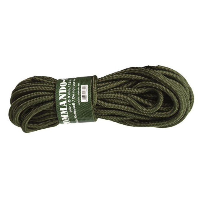 Linka Mil-Tec Commando Rope 9 mm - Oliwkowa