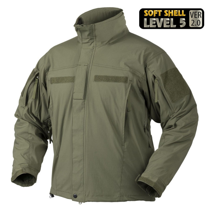 Kurtka Soft Shell Helikon LEVEL 5 Ver. II - Olive Green