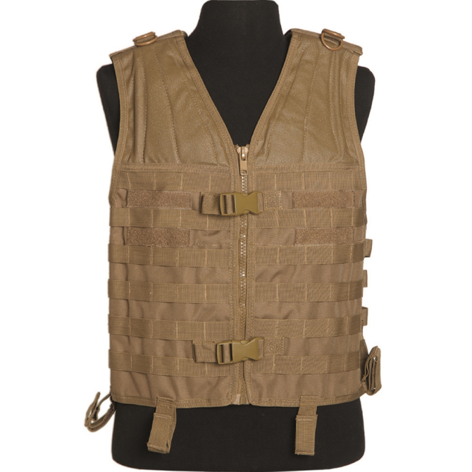 Kamizelka Taktyczna Mil-Tec MOLLE Carrier Vest - Coyote (13462105)